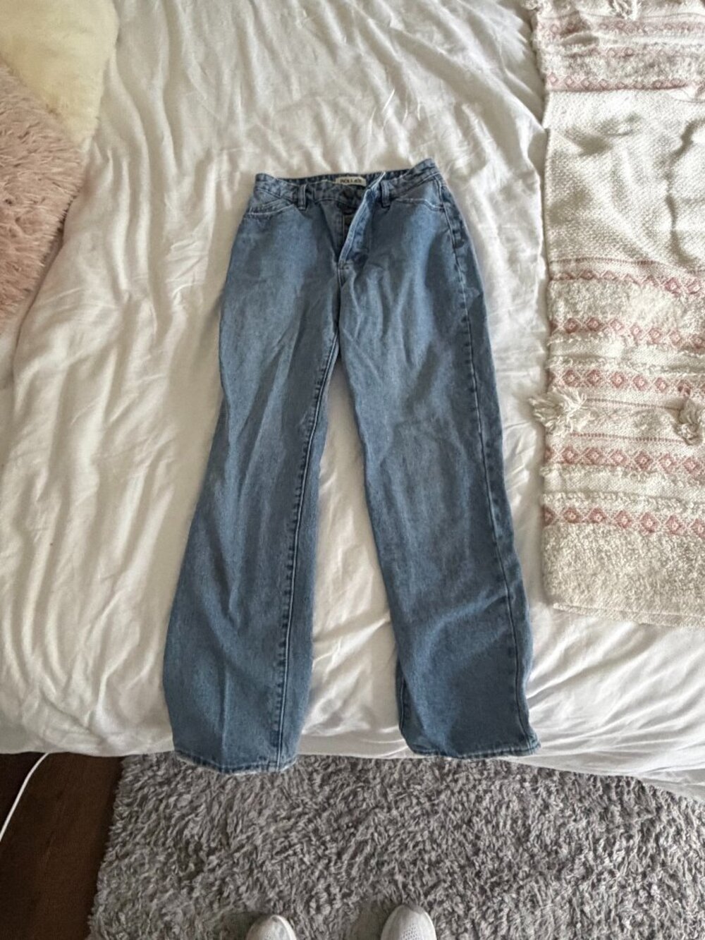 Rolla's High Rise Straight Leg Jeans Light Wash Size 24